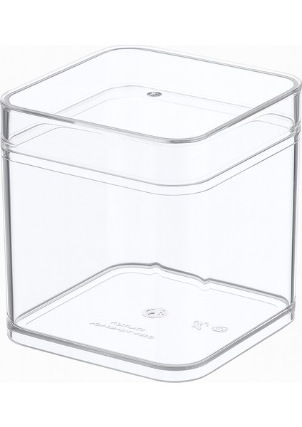 Kare Şeffaf Tatlı ve Sunum Kabı – 250 ml - 6 Adet