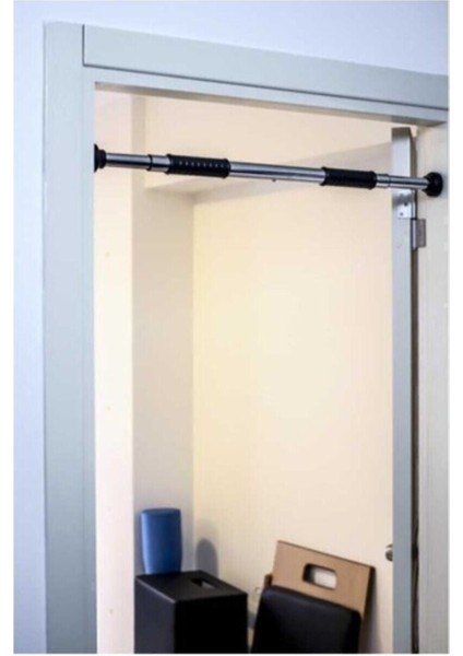 Ayarlanabilir Kapı Barfiks Çubuğu, 65-100 Cm, Siyah, Dayanıklı ve Kullanışlı fiyatları