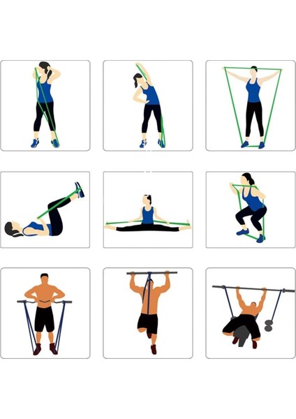 Sarı Likra Güç Bandı, 5 kg Direnç Lastiği, Dayanıklı ve Çok Yönlü Antrenman Ekipmanı fiyatları