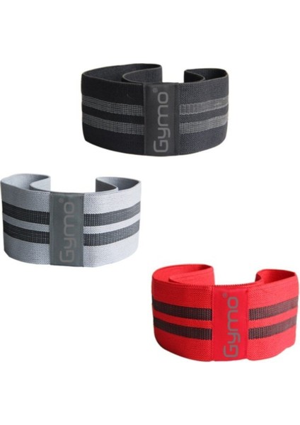 Gri Orta Seviye Direnç Bandı Kalça ve Squat Egzersizi Için Ideal fırsatları