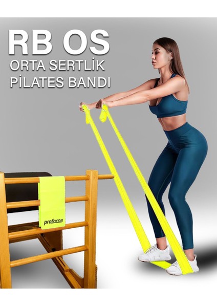 Orta Sert Pilates Lastiği Sarı, Dayanıklı ve Esnek Egzersiz Aleti fiyatları