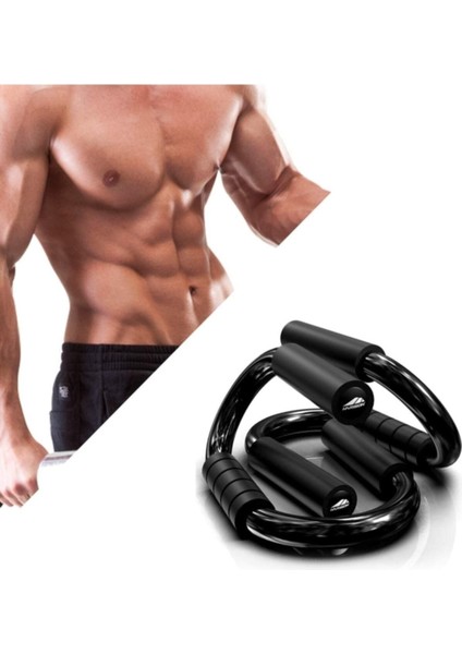 Siyah Metal Push Up Stand, Güçlü ve Rahat Şınav Aleti, Egzersiz Barı fırsatları