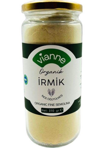 Organik Irmik 310 G +6 Ay (Ince Öğütülmüş)
