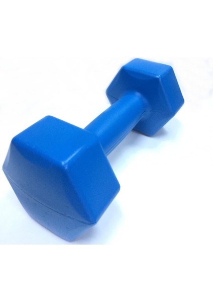 Mavi 1 kg Plastik Dambıl, Hafif ve Dayanıklı Spor Ekipmanı