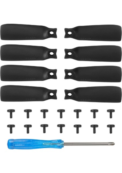 Djı Flıp Propeller 4022F Renkli Yedek Pervane Kanat Bıçak Aksesuarları, Bıçak Drone Kamera Aksesuarları Siyah (Yurt Dışından)