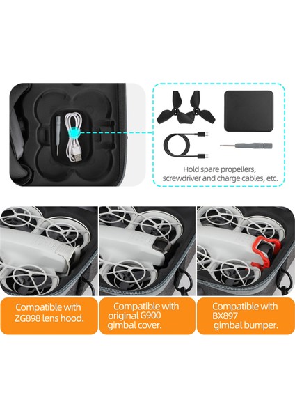 Djı Neo Saklama Çantası Gözlük N3 Taşıma Çantası Drone Darbeye Dayanıklı Kılıf Su Geçirmez Koruyucu Djı Neo Aksesuarları Için (Yurt Dışından) modelleri