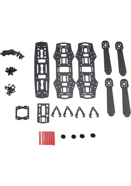 QAV250 Dört Eksenli Karbon Fiber Raf Çerçeve Seyahat Makinesi Fpv Model Raf Havacılık Ünitesi Uzun Menzilli Fpv Drone Rafı (Yurt Dışından)