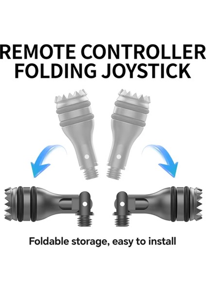 Djı Rc1 Rc2 Neo Avata Drone Için Uygun Yeni Joystick Teslimatsız Katlanır Salıncaklı Drone Aksesuarları Siyah (Yurt Dışından) fırsatları