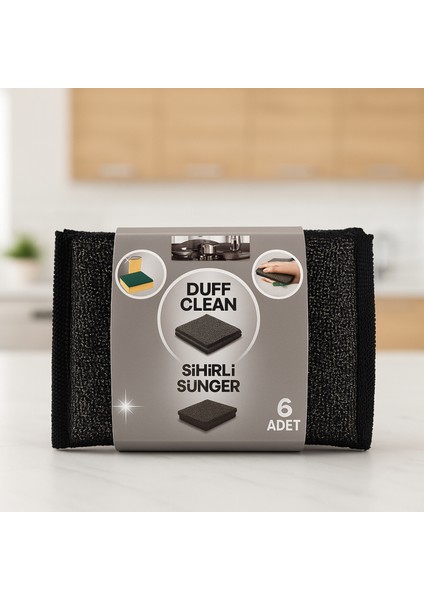 6 Adet Sihirli Inox Paslanmaz Telli Bulaşık Süngeri indirimleri