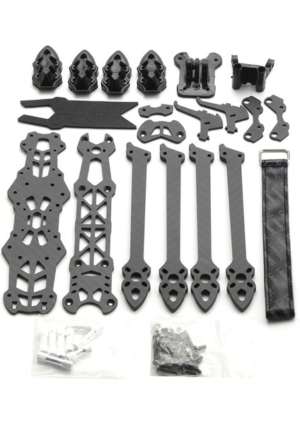 Mark4 7 Inç 295MM Quadcopter Çerçeve Kiti 5mm Kol, Siyah Baskılı 7 Inç Fpv Serbest Stil ve Rc Yarış Drone'u Için (Yurt Dışından)