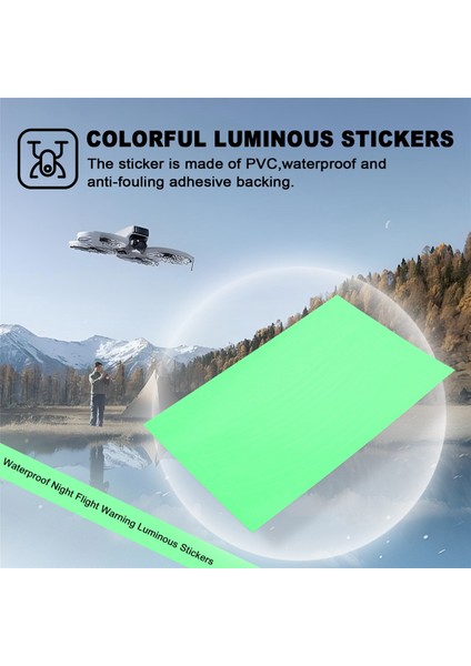 Djı Flip Su Geçirmez Gece Uçuş Uyarısı Için Renkli Işıklı Çıkartmalar Işıklı Çıkartmalar Drone Renk Değişimi Çıkartma A (Yurt Dışından) fırsatları