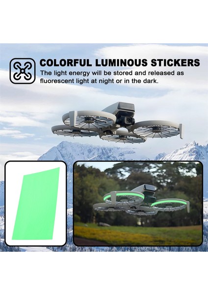 Djı Flip Su Geçirmez Gece Uçuş Uyarısı Için Renkli Işıklı Çıkartmalar Işıklı Çıkartmalar Drone Renk Değişimi Çıkartma A (Yurt Dışından) indirimleri