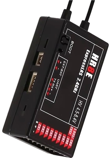 462E Küçük 9 Kanal HR8E Elrs Pwm Alıcı Adaptörü 1800MM Antenler Uçaklar ve Tekneler Için Expresslrs Siyah Desteği (Yurt Dışından) fiyatları