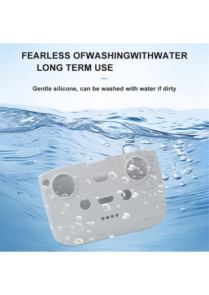 Rc-N1/n2/n3 Kılıfı Için Düşmeye Karşı Silikon Kılıf Darbeye Dayanıklı Uzaktan Kumanda Kılıfı Djı Flıp/aır 3s/neo Drone Gri (Yurt Dışından)