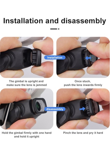 Djı Flip Geniş Açı Filtre Makro Geniş Açı Filtre Kamera Lens Drone Aksesuarları (Yurt Dışından) indirimleri