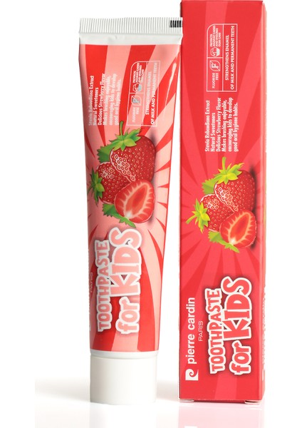 Koruyan Florürsüz Çocuk Diş Macunu – Çilek Aromalı 75 ml