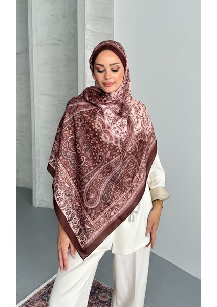 Colorful Paisley Etnik Desenli Soft Pamuk Şal
