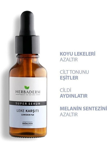 Süper Serum (Lumiskin %4) Leke Karşıtı 30 Ml fırsatları