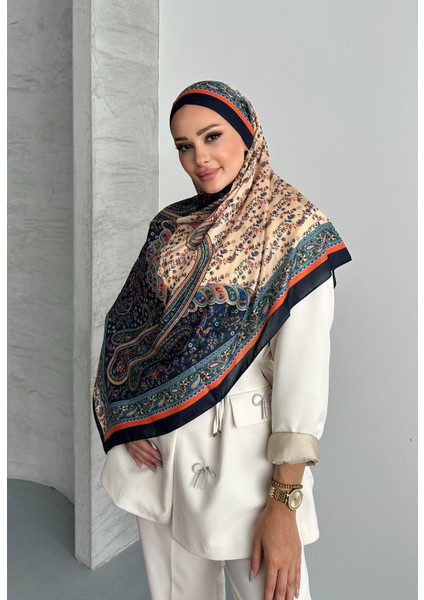 Colorful Paisley Etnik Desenli Soft Pamuk Şal