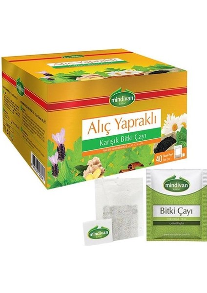 Alıçlı Yapraklı Karışık Bitki Çayı 40 lı