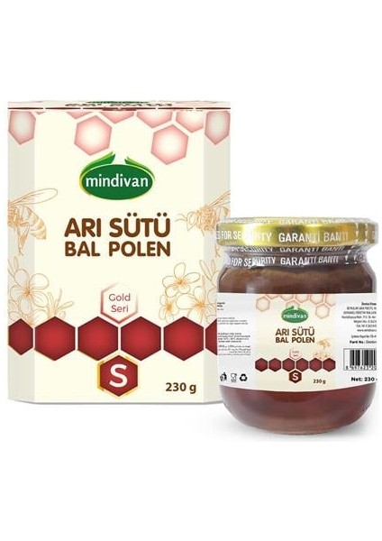 Arı Sütü Bal Polen (Süper) 230 gr