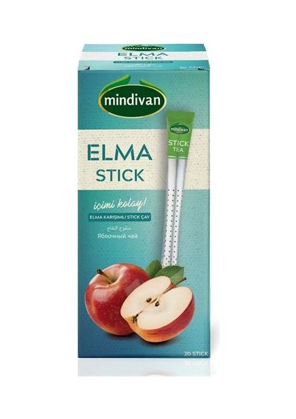 Elma Çayı Stick Çay 20 Li
