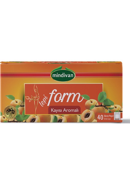Kayısı Aromalı Form Karışık Bitki Çayı 40 Lı