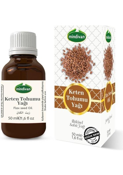 Keten Tohumu Yağı Sabit 50 cc