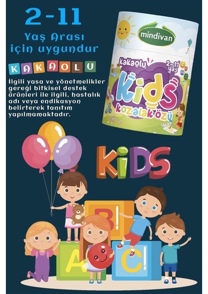 Kids Çocuklar Için Özel Kakaolu Kozalak Macunu 240 gr indirimleri