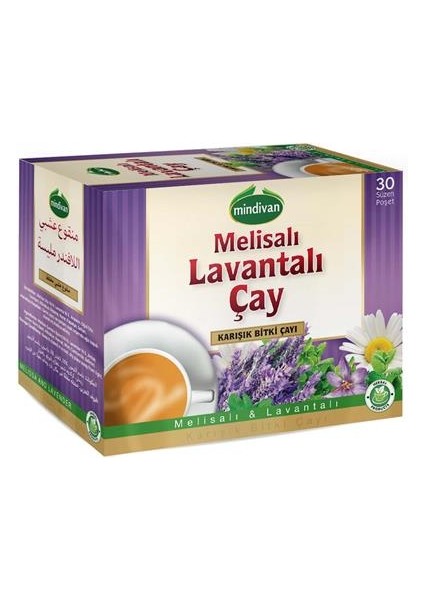 Melisalı Lavantalı Karışık Bitki Çayı 40 Poşet