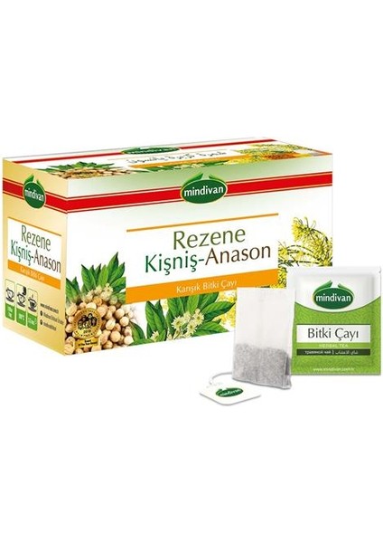 Rezene Kişniş Anason Karışık Bitki Çayı 20 li