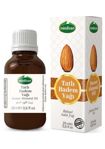 Tatlı Badem Yağı Sabit 20 cc