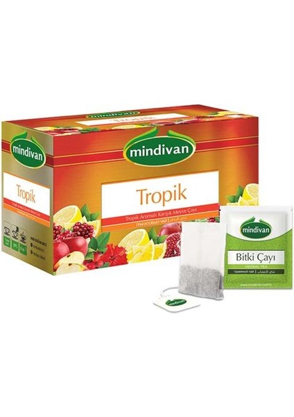 Tropik Aromalı Karışık Bitki Çayı 20 li