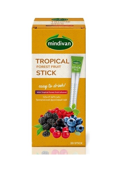 Tropik Meyveli Stick Çay 20 Li fiyatları