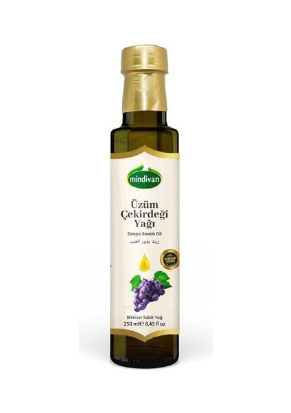 Üzüm Çekirdeği Yağı Sabit 250 ml