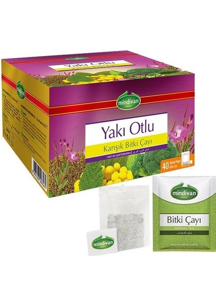 Yakı Otlu Karışık Bitki Çayı 40 Süzen Poşet
