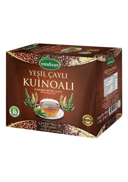 Yeşil Çaylı Kuinoalı Karışık Bitki Çayı 30 Poşet fiyatları