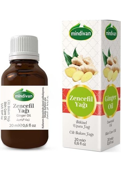Zencefil Uçucu Yağı 20 cc