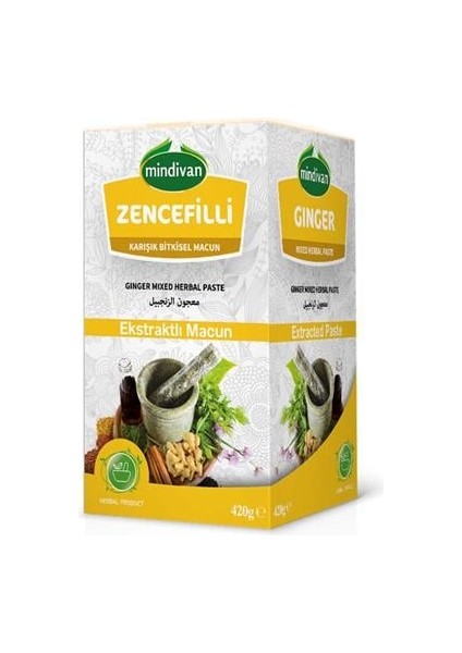 Zencefilli Bitkisel Karışık Pekmezli Macun 350gr fırsatları