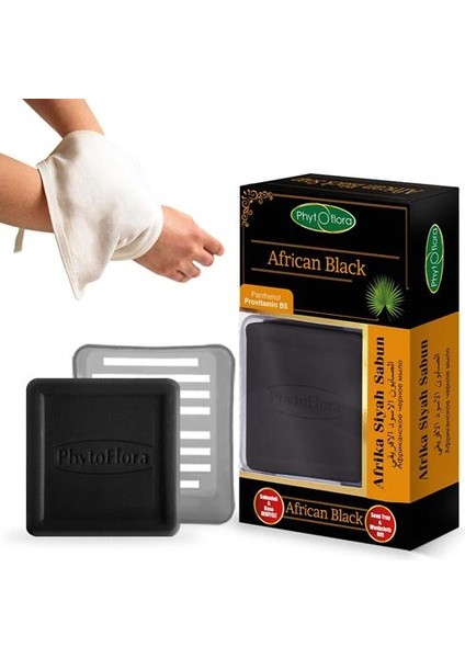 African Black Sabun (Sabunluk-Kese Hediyeli!)