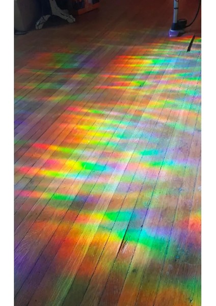 Statik Cam Folyosu - 3D Gökkuşağı Cam Filmi - 50 cm fiyatları