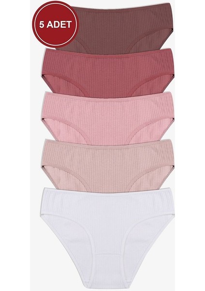 Kadın 5'li Fitilli Külot