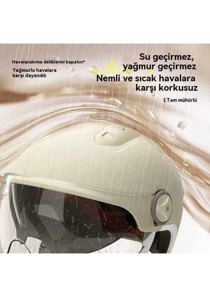 Erkekler ve Kadınlar Için 3c Sertifikalı Motosiklet Kaskı, Aynı Stil, Dört Mevsim Için Uygun, Yaz Yarım Kask-Döner Düğme Deseni (Yurt Dışından) fırsatları