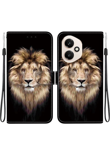 Honor 400 5g Deri Kapaklı Cüzdan Telefon Kılıfı ve Kordonu (Yurt Dışından)
