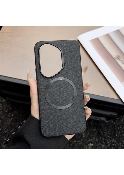Honor 400 Pro 5g Düşmeye Dayanıklı Tpu + Kumaş Arka Telefon Kılıfı Magsafe ile Uyumlu (Yurt Dışından)