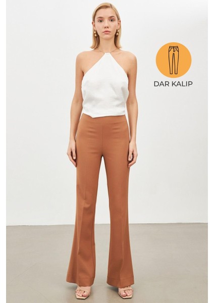 Camel Bol Paça Pantolon