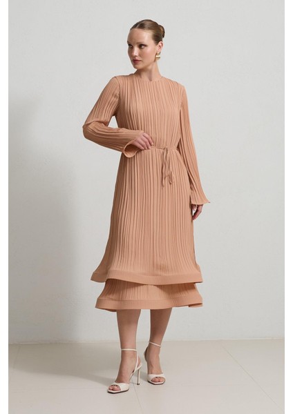 Somon Piliseli Rahat Kesim Elbise fiyatları