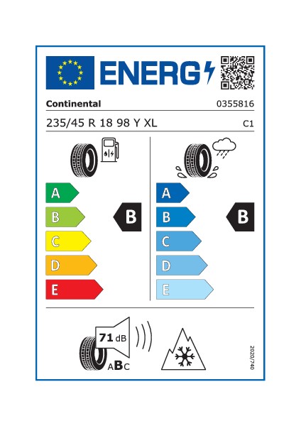 235/45 R18 98Y Xl Allseasoncontact 2 Fr Oto 4 Mevsim Lastiği (Üretim Yılı:2023) modelleri