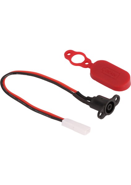 M365 Elektrikli Scooter Aksesuarları Şarj Portu Plastik Su Geçirmez Kafa Su Geçirmez Fiş Komple Set (Yurt Dışından) indirimleri