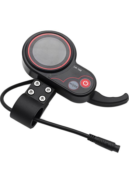 LH100 Dashboard 60V Elektrikli Scooter LCD Ekran Gaz Ölçer 6pın Elektrikli Scooter/ebike LCD Ekran Hız Göstergesi (Yurt Dışından)